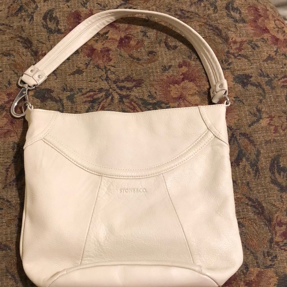 Stone & Co leather purse, Bone color. - Picture 1 of 4